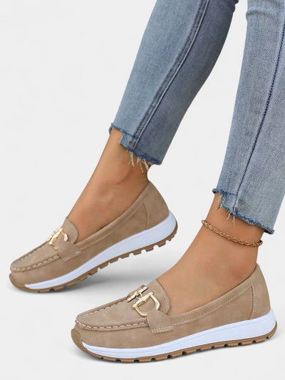 Ellie Mocasines Planos con Hebilla